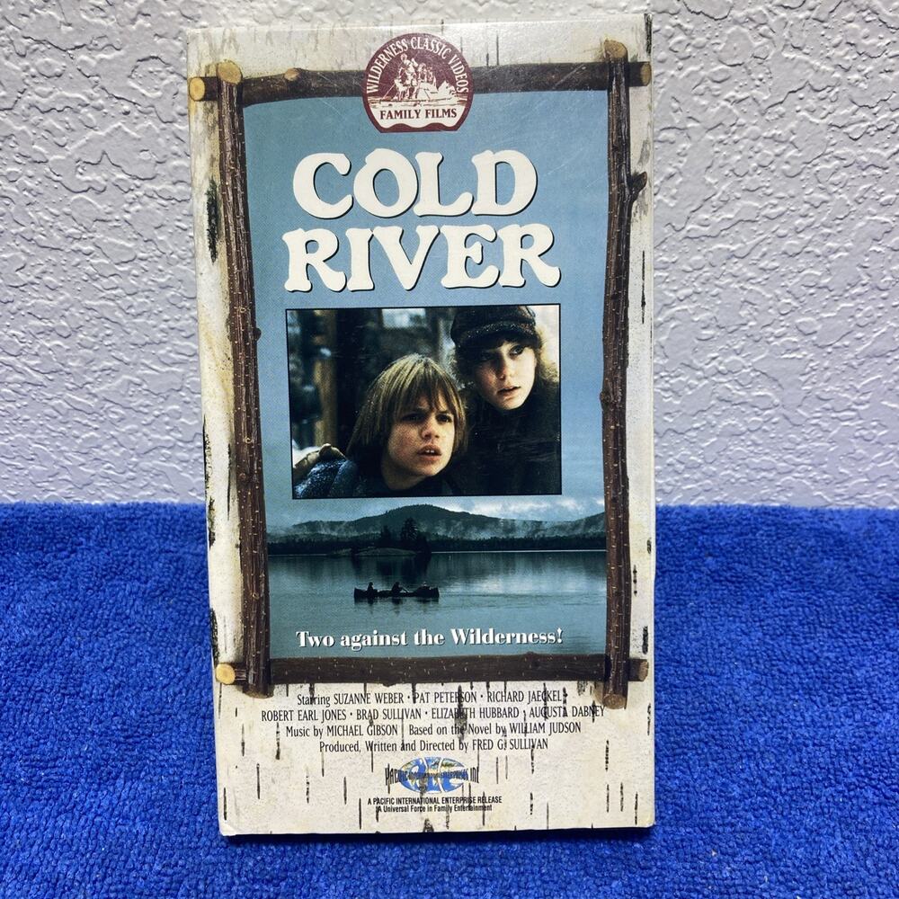 Cold River VHS Used Wilderness Family Adventure Survival Drama
